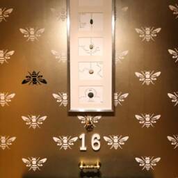 Bumble Bee Stencil Reusable Mylar, Wall & Furniture Decor - thumbnail 3