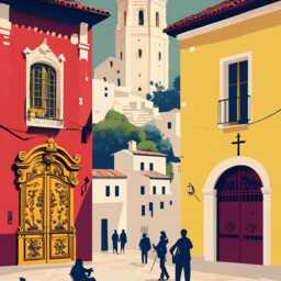 Vintage Spain Print, Travel Tourism Print - thumbnail 2