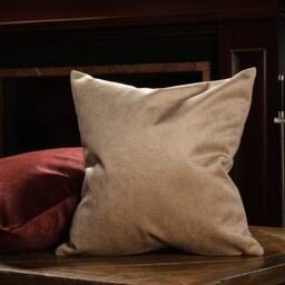 Gold Textured Velvet Pillow Cover, Decorative Cushion - thumbnail 3