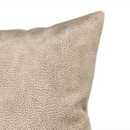 Gold Textured Velvet Pillow Cover, Decorative Cushion - thumbnail 2