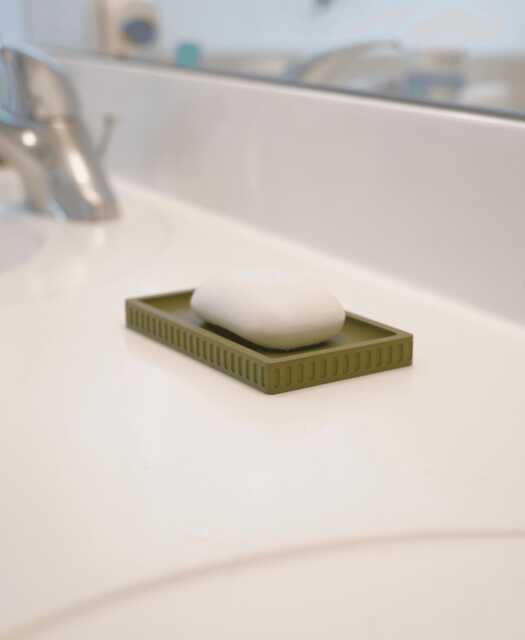 Soap Dish Bathroom Tray Jewellery Vanity Organiser Ring Counter Storage Taro Decor - image 1
