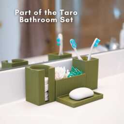 Soap Dish Bathroom Tray Jewellery Vanity Organiser Ring Counter Storage Taro Decor - thumbnail 4