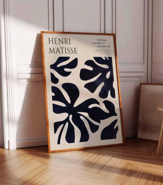Henri Matisse Poster, Decor, Floral Wall Art, Boho Botanical Abstract Print, Bedroom Art - image 1