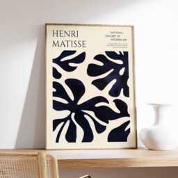 Henri Matisse Poster, Decor, Floral Wall Art, Boho Botanical Abstract Print, Bedroom Art - thumbnail 2
