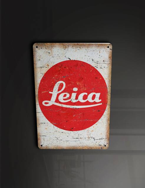 Leica Beer Pub Alcohol Bar Lager - Metal Sign Plaque Wall Art Decor Signage