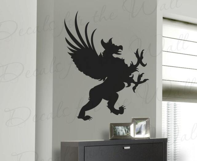 Griffin Wall Decal Fantasy Vinyl Sticker Art Large Decoration Sign Graphic Decor Mural G14 - image 1