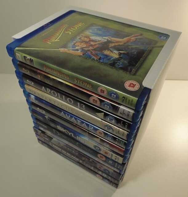 Blu-Ray Cases Tray - Holds 12 in A 1x12 Layout Storage/Holder/Stand/Rack/Box - image 1