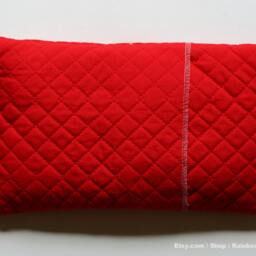 Hawaiian Appliqued Pillow - U'i Beauty, Handmade Maui Cushion - thumbnail 3