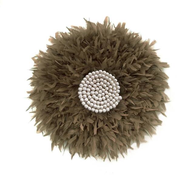 Juju Volcanic Brown, Wall Decoration, Hat Feathers, Jujus, Hats Stone, Home Decoration - Juju Volcanic - image 1
