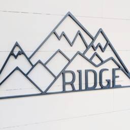 Geometric Mountain Name Sign, Woodland Nursery Decor - thumbnail 3