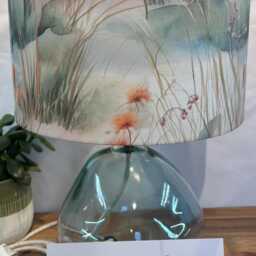 Coastal Beach Dunes Lampshade Handmade Drum Shade, Made in Cornwall - thumbnail 2