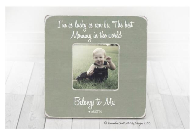 Mothers Day Gift For Mom, Mom Frame, Mother Gift, Personalized Picture Frame From Son Daughter, Best Holiday - image 1