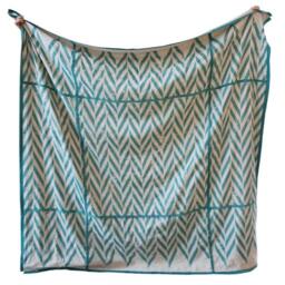 Printed Bedspread Linen Zigzag Printed Coverlet Queen King Double Twin Of Full Size Bedding More Colors Available - thumbnail 3