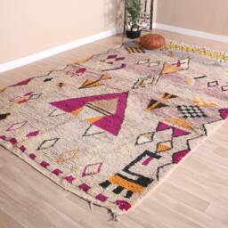Authentic Boujaad Rug, Moroccan Rug 7x10 Ft - thumbnail 3