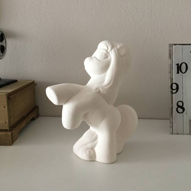 Ceramic Bisque Pony Miniature, Ready To Paint, Handmade Ceramics, Gift Idea, For Kids, Pottery, Figurines Mini Horse - image 1