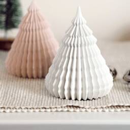 Concrete Origami Christmas Tree Minimalist Winter Decor