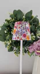 Beautiful Decoupaged Tall Floral Indoor/Outdoor Usb Rechargeable Table Lamp.no Plugs Or Sockets Needed. Cordless Lamp
