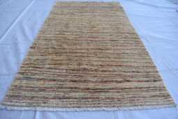 Handmade Gabba Wool Rug 6x3.5 Ft Persian Tribal Decor - thumbnail 1