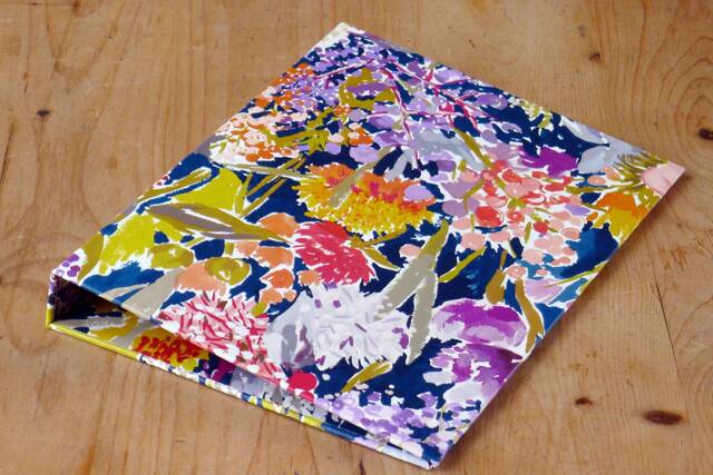Handmade A4 Ring Binder Floribunda Floral Design - Christmas Special - image 1