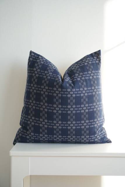 striped Woven Pillow Cover - image 1