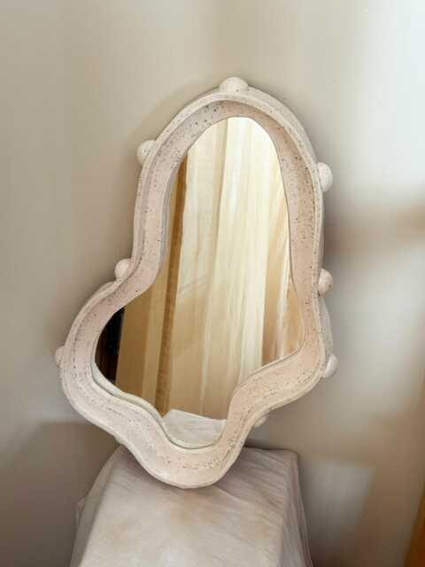 Amorphous Mirror Frame - 2 in 1 Handmade Ceramic - image 1