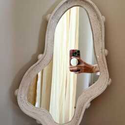 Amorphous Mirror Frame - 2 in 1 Handmade Ceramic - thumbnail 3