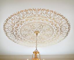 Decorative Stencil Georgian Ceiling Medallion - Wall & Stencils For Diy Home Decor Classical Designs - thumbnail 1