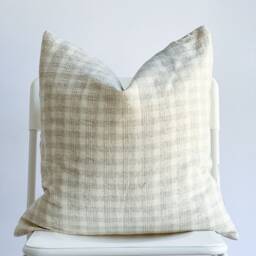 Hmong Batik Pillow Cover Neutral Boho Home Decor - thumbnail 2