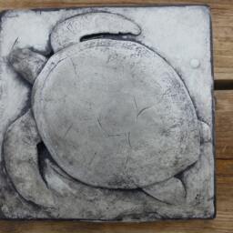 Swimming Turtle Concrete Picture Tile For Shower - thumbnail 3