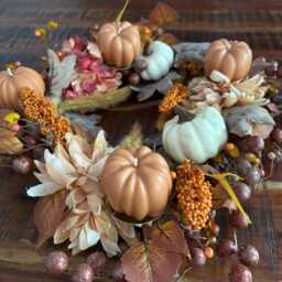 Pumpkin Candle, Pumpkin Autumn Halloween Decorative Candle Decoration - thumbnail 3