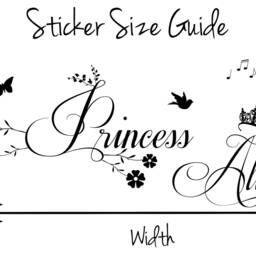 Personalised Name, Princess, Wall Art Decal Sticker Decal. Children's Bedroom, Nursery, Playroom. Home, Decor - thumbnail 3