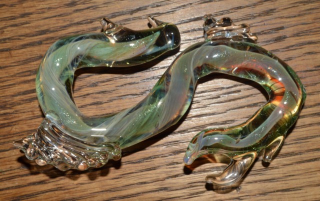 Dragon Infinity Spirit Altar Sculpture - Handblown Glass Made To Order - image 1