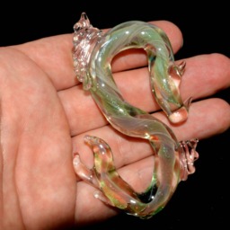 Dragon Infinity Spirit Altar Sculpture - Handblown Glass Made To Order - thumbnail 4