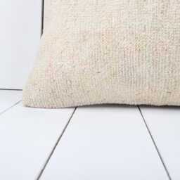 Kilim Lumbar Pillow Cover Turkish Anatolian Throw - 12x24 Inch - thumbnail 2