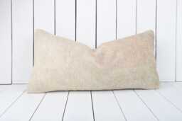 Kilim Lumbar Pillow Cover Turkish Anatolian Throw - 12x24 Inch - thumbnail 1