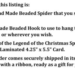 All Seeing Eye God Masonic Illuminati Secret Society Beaded Christmas Spider Ornament With Legend, Decoration Unique Exchange - thumbnail 4