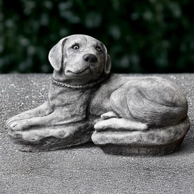 Outdoor Labrador Figurine Concrete Dog Sculpture Cement Garden Pet Statue Stone Memorial Ornament Lover Gift Yard Art - image 1