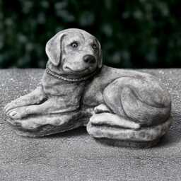 Outdoor Labrador Figurine Concrete Dog Sculpture Cement Garden Pet Statue Stone Memorial Ornament Lover Gift Yard Art - thumbnail 3