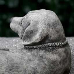 Outdoor Labrador Figurine Concrete Dog Sculpture Cement Garden Pet Statue Stone Memorial Ornament Lover Gift Yard Art - thumbnail 2