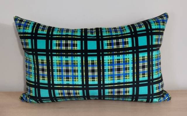 Designers Guild Patiali Azure & Omega Velvet Cushion Cover 35x55 cm - image 1