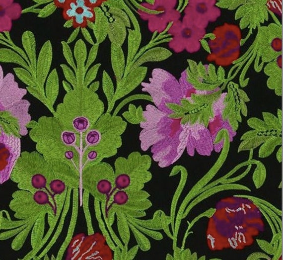 Decorative Pillow in Lacroix - Bataille De Fleurs, Just A Stunning Embroidery Fabric - image 1