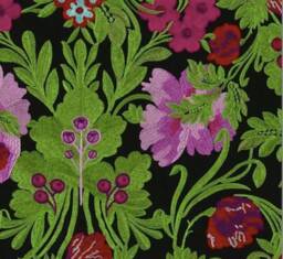Decorative Pillow in Lacroix - Bataille De Fleurs, Just A Stunning Embroidery Fabric - thumbnail 1