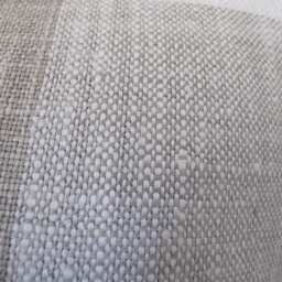 Designer Pillow Cover, Large Plaid, Plstch, Natural & White - thumbnail 2