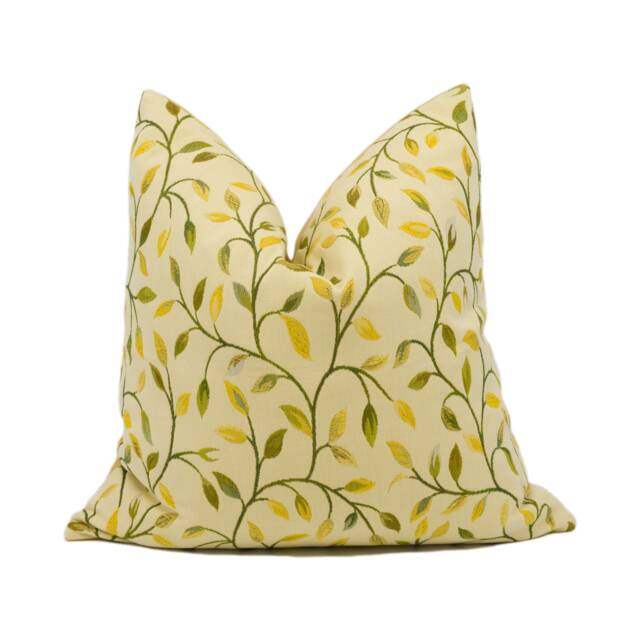 Voyage - Cervino Autumn Fine Leafy Scrolling Vine Cushion Cover Handmade Throw Pillow Designer Home D??cor - image 1