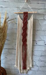 Macrame Wall Hanging - Art Boho Decor Braided Tapestry For Baby Nursery Spring