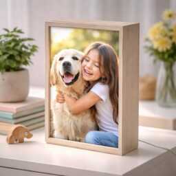 Led Light Box With Interchangeable Plexiglas Slide To Customize Text Or Photos Of Your Choice - thumbnail 3