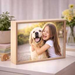 Led Light Box With Interchangeable Plexiglas Slide To Customize Text Or Photos Of Your Choice