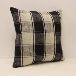 Kilim Pillow, Sofa Pillow Boho Pillow, Handwoven Pillow, 18x18 - 45x45 cm Minimalist Decorative Pillow, Cushion Cover Throw Pillow 4Kbf-545 - thumbnail 2