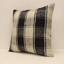 Kilim Pillow, Sofa Pillow Boho Pillow, Handwoven Pillow, 18x18 - 45x45 cm Minimalist Decorative Pillow, Cushion Cover Throw Pillow 4Kbf-545 - thumbnail 3