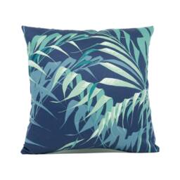 Sanderson - Palm House Ink/Teal Tropical Leafy Tree Cushion Cover Handmade Throw Pillow Designer Home D??cor - thumbnail 2